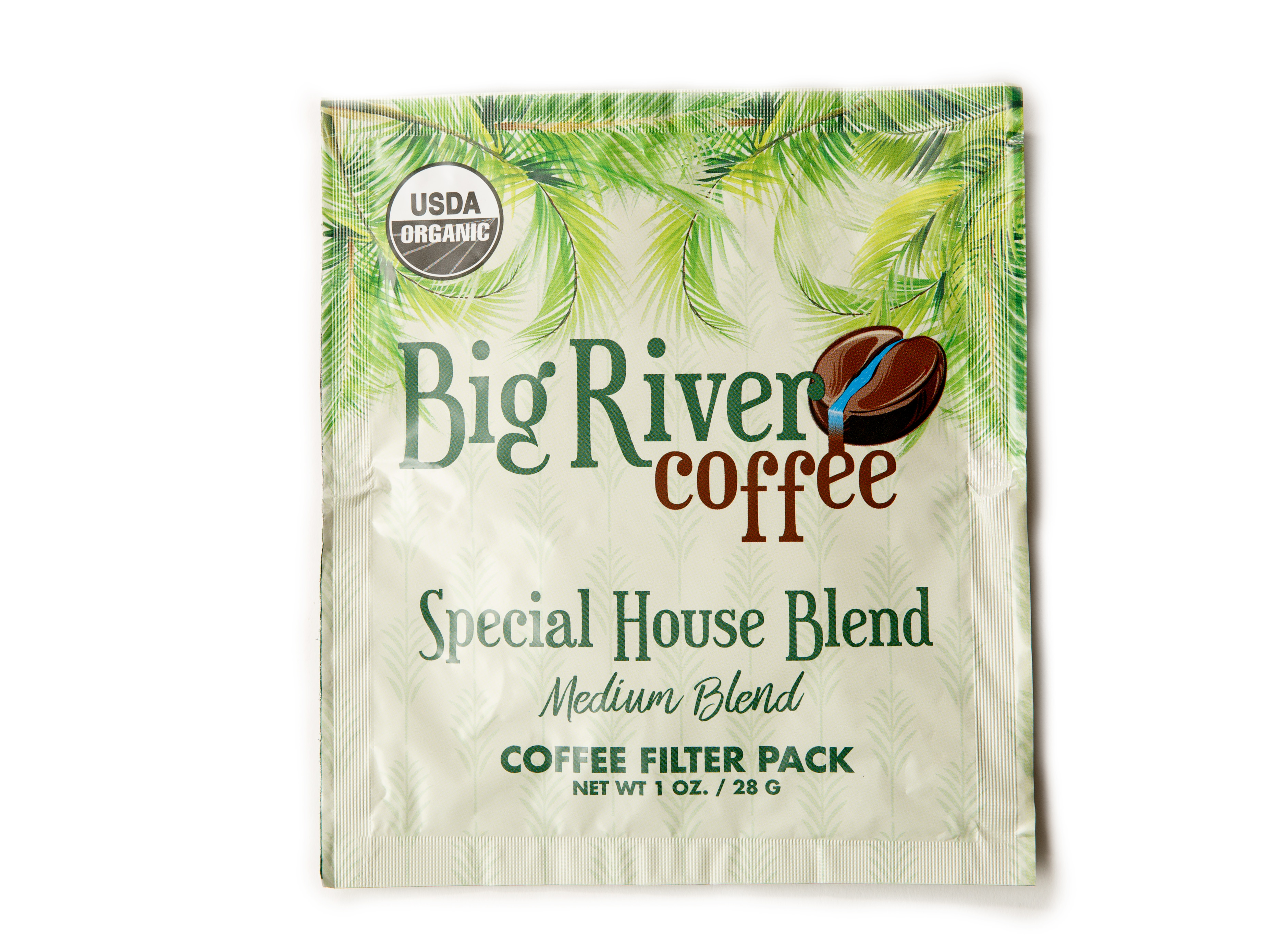 River Coffee Company Special House Blend Organic 4 Cup Filter Packs